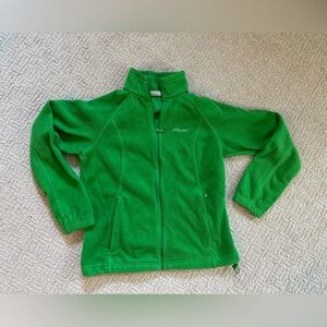 Columbia fleece zip up, size L